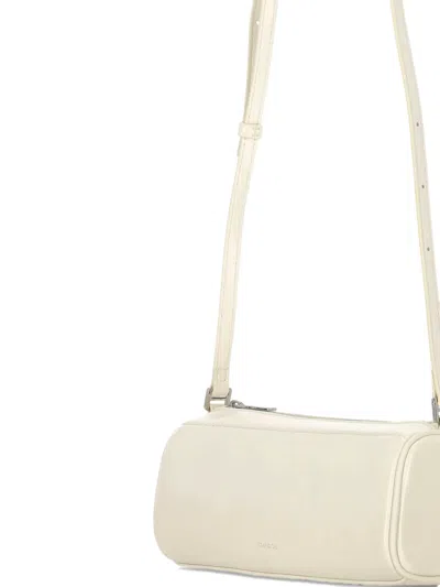 Stand Oil Chunky Zip Crossbody Bag In Neutral