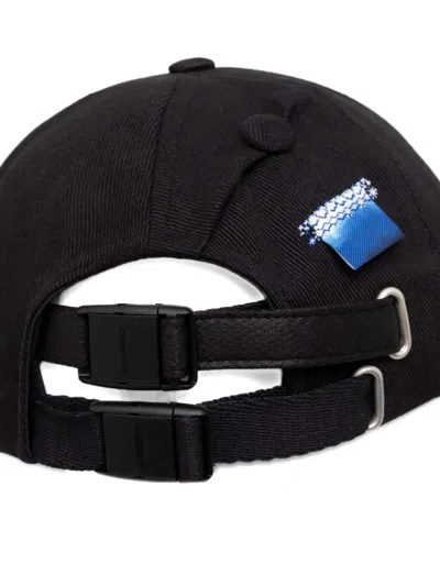Ader Error Logo-detail Baseball Cap In Black