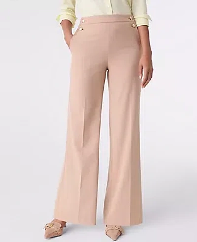 Ann Taylor The Everyday Sailor Wide-leg Pant In Brown