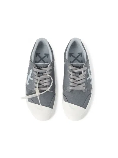 Off-white Vulcanized Undercut Arrow-detail Sneakers In Animal Print