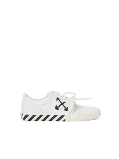 Off-white Vulcanized Undercut Sneakers In White