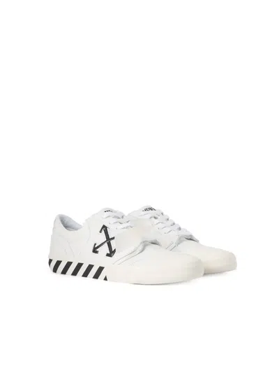 Off-white Vulcanized Undercut Sneakers In White
