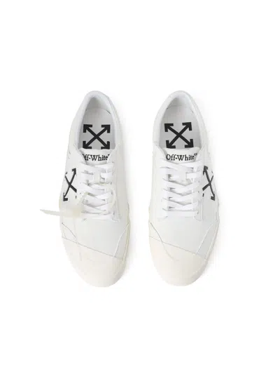 Off-white Vulcanized Undercut Sneakers In White