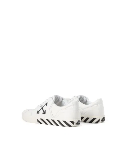 Off-white Vulcanized Undercut Sneakers In White