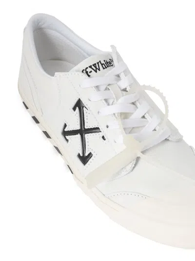 Off-white Vulcanized Undercut Sneakers In White