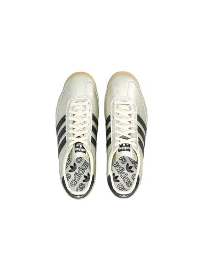 Adidas Originals Sl 72 Og Three-stripe Metallic-leather Sneakers In Silver