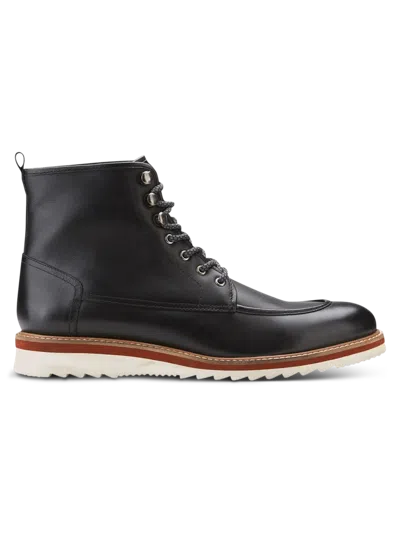 Vintage Foundry Jimara Leather Lace-up Boots In Black