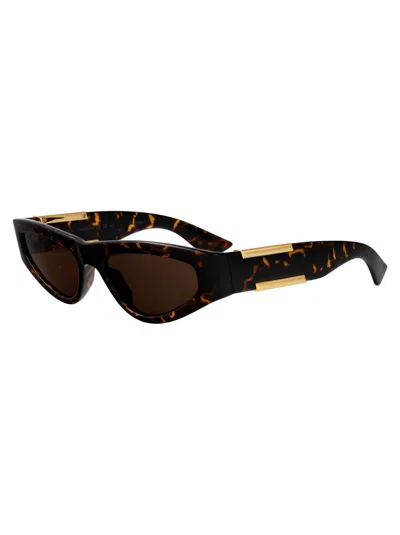 Bottega Veneta Havana-havana-brown Bio Injection Sunglasses