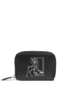 Givenchy Bambi Mini Leather Zip Wallet In Na