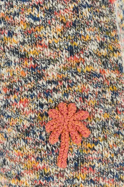 Alanui Multicolor Crochet Dust Of Light Bermuda Shorts In Multi