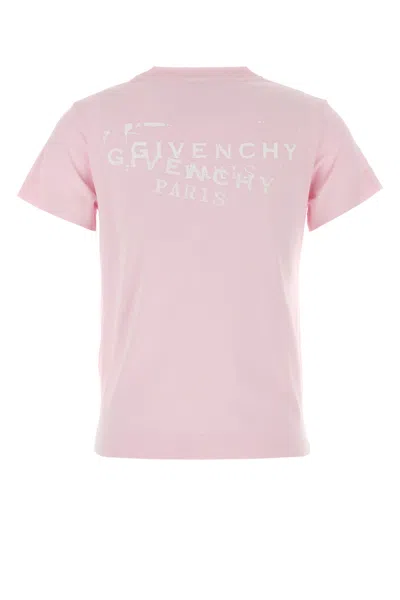 Givenchy Crew Neck Short Sleeve Straight Hem Top
