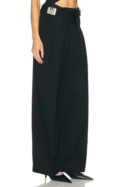 Attico Wide Leg Pant In Multi