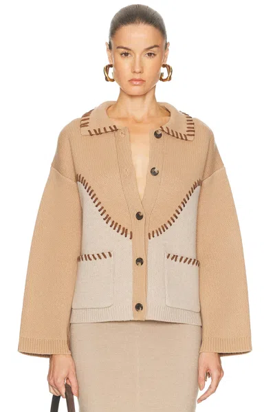 Simkhai Chesney Oversized Cardigan In Multi