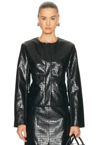L'academie By Marianna Alisson Jacket In Black