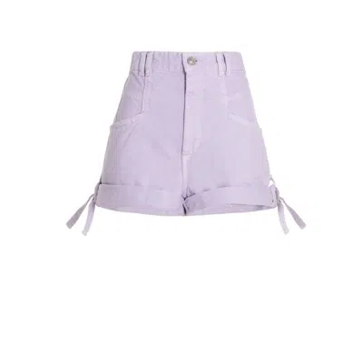 Isabel Marant Multicolor Cotton Shorts In Pink