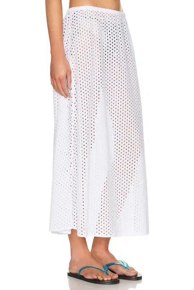 Solid & Striped The Sydney Skirt In White