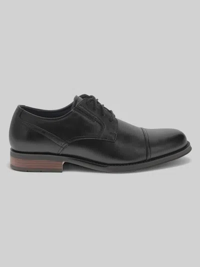 Dockers Mens Edgar Synthetic Leather Dress Oxford Lace Up Shoe In Black