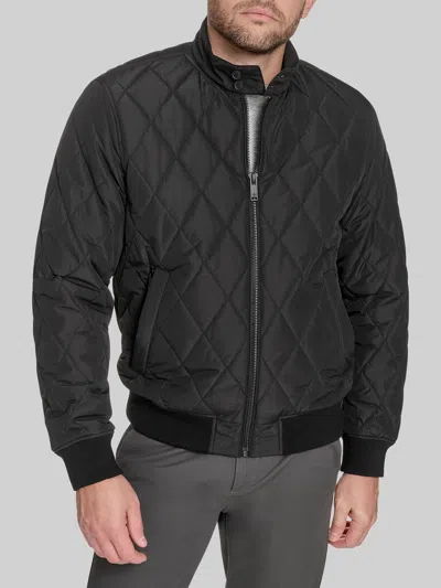 Dockers Diamond Quilted Bomber In Black