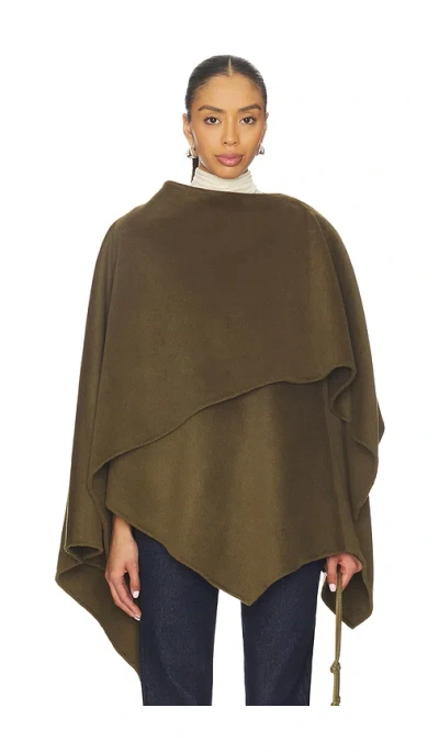 L'academie By Marianna Kye Wool Cape In Green