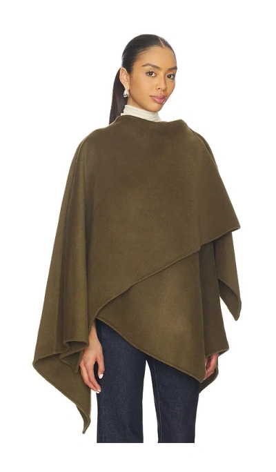 L'academie By Marianna Kye Wool Cape In Green