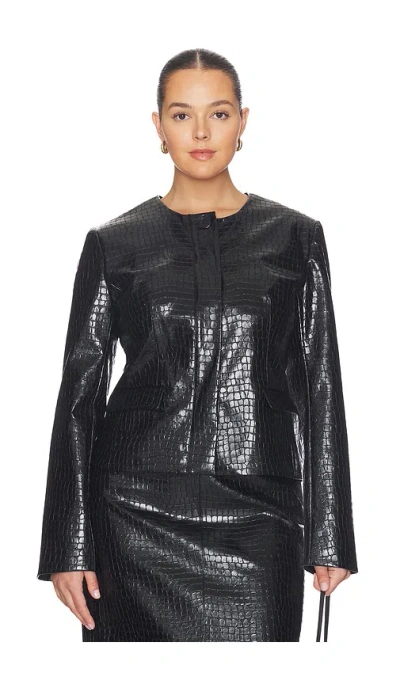 L'academie By Marianna Alisson Jacket In Black