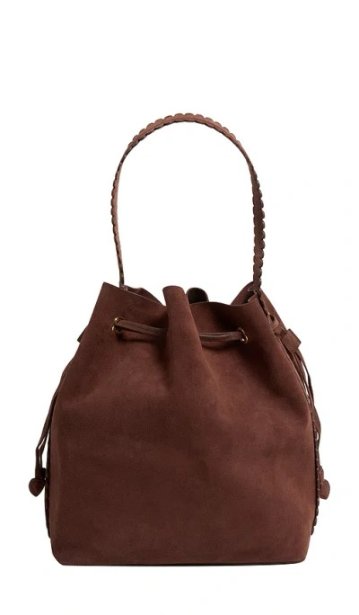 Stoney Clover Lane Henrietta Bucket Bag In Brown