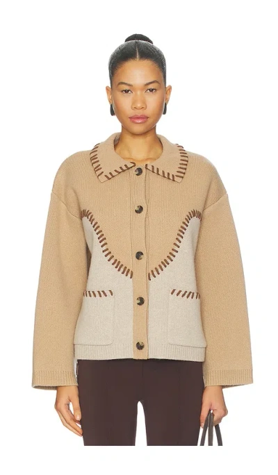 Simkhai Chesney Oversized Cardigan In Multi