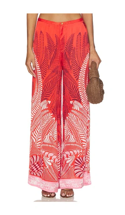Poupette St Barth Clea Pant In Red