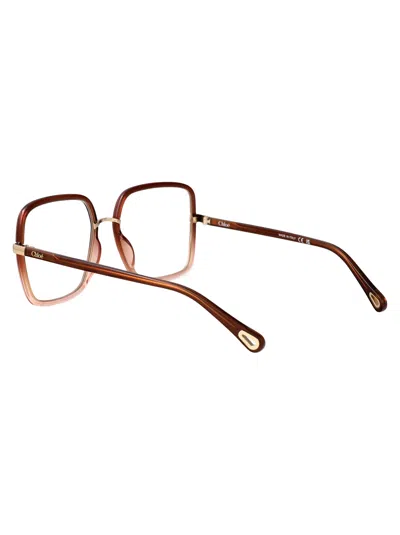 Chloé Brown-brown-transparent Bio Injection Glasses