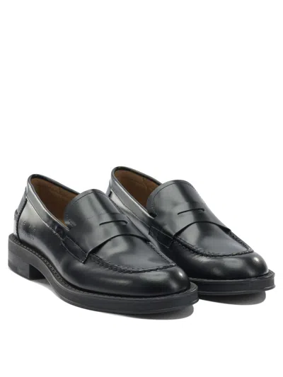 Copenhagen Black Smooth Leather Penny Loafer