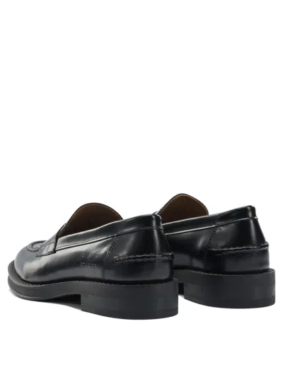 Copenhagen Black Smooth Leather Penny Loafer