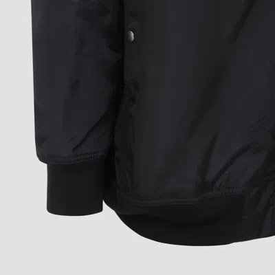 Drkshdw Oversized Black Nylon Bomber Jacket In Black