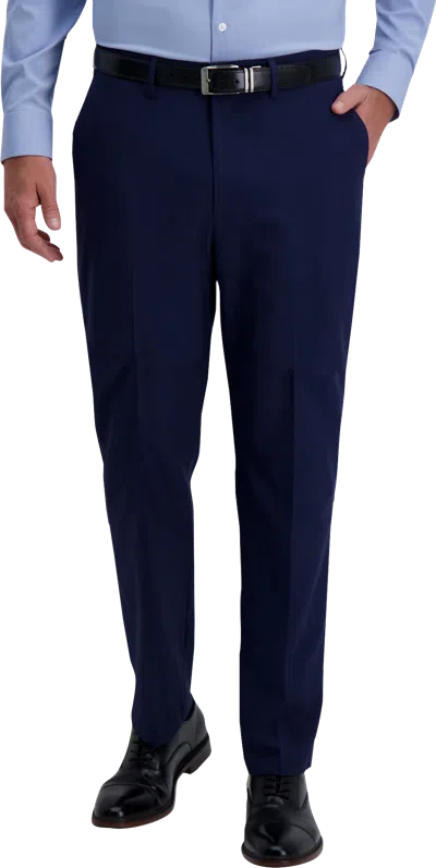 Haggar Men's Smart Wash Classic Fit Suit Separates Pants In Midnight