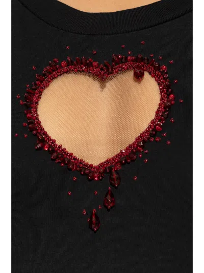 Dsquared2 Logo-embellished Cotton Mini Dress In Blue