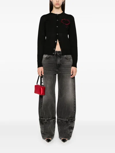 Dsquared2 Women Black Wool Cashmere Sweater In Black