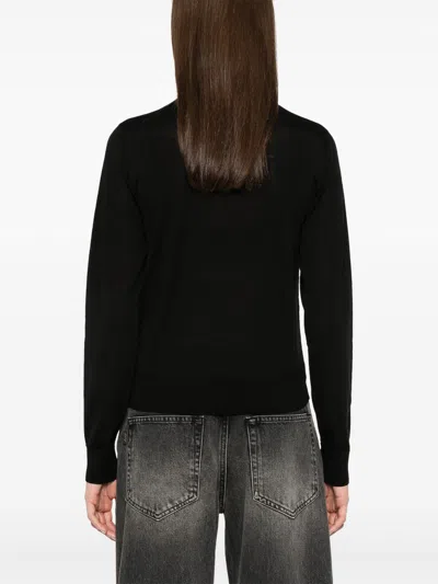 Dsquared2 Women Black Wool Cashmere Sweater In Black