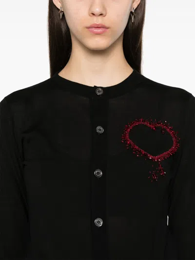 Dsquared2 Women Black Wool Cashmere Sweater In Black