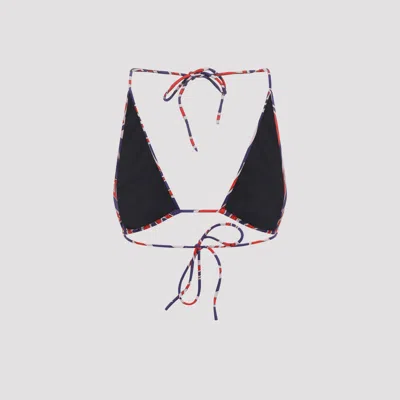 Pucci Triangle Top Adjustable Strap Bikini Set In Multi