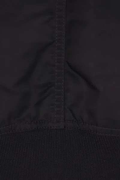 Aspesi Flap-pocket Bomber Jacket In Blue