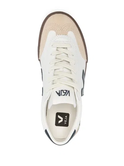 Veja Volley Sneakers With Contrasting Inserts In White