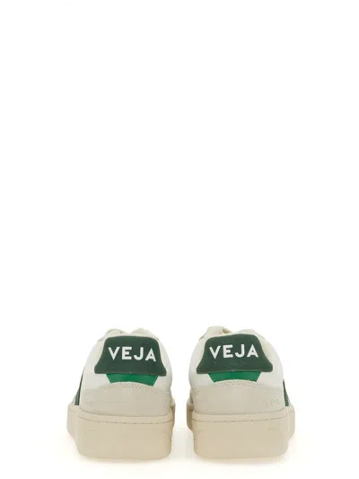 Veja V-90 Organic Leather Sneaker In Neutral