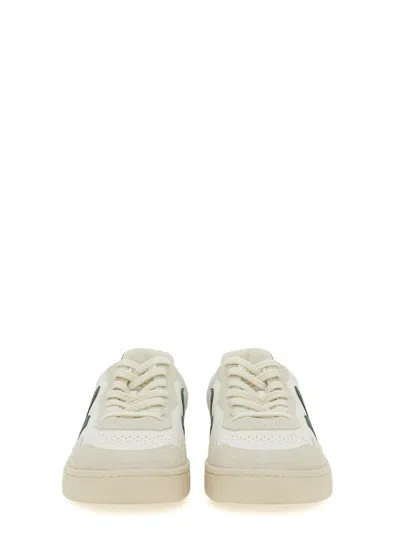 Veja V-90 Organic Leather Sneaker In Neutral
