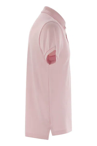 Polo Ralph Lauren Slim-fit Pique Polo Shirt In Pink