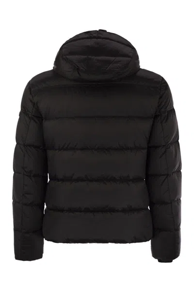 Moorer Brett - Hooded Down Jacket In Black