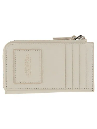 Marc Jacobs Leather Card Holder In White