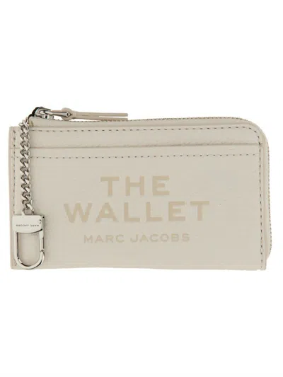 Marc Jacobs Leather Card Holder In White