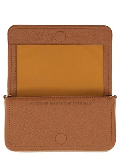 Marc Jacobs The Leather Mini Bag In Brown