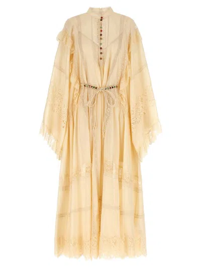 Zimmermann Rihannon Lace Dresses White In Neutral