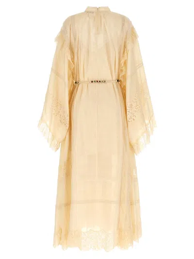 Zimmermann Rihannon Lace Dresses White In Neutral