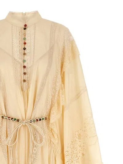 Zimmermann Rihannon Lace Dresses White In Neutral